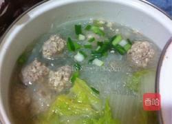 豆腐圆子白菜汤的做法图解5