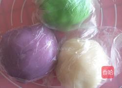 彩色冰皮月饼的做法图解8