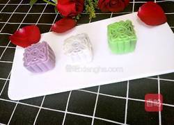 彩色冰皮月饼的做法图解12