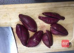紫薯豆沙果仁馅的做法图解4