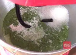 Illustration of how to make matcha toast 1