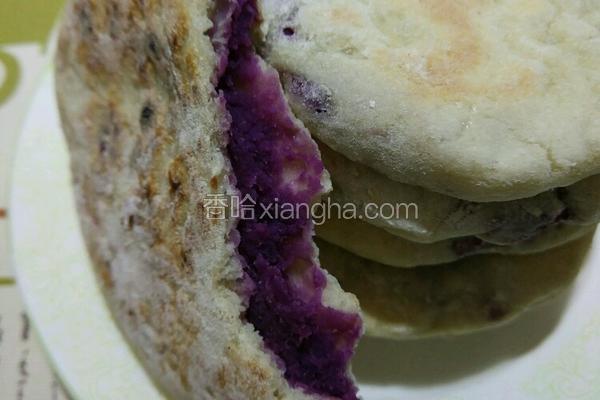 紫薯饼无糖无油版