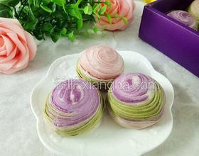 彩虹漸變蛋黃酥(無需揉出膜）