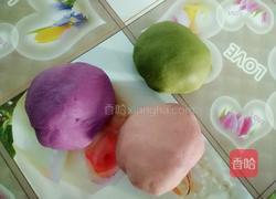 彩虹渐变蛋黄酥(无需揉出膜)的做法图解5