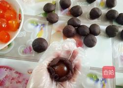 彩虹渐变蛋黄酥(无需揉出膜)的做法图解15