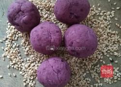 炸紫薯球的做法图解4
