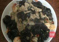 黑木耳虾仁炒肉的做法图解10