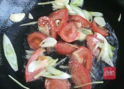 番茄炒花菜的做法图解4