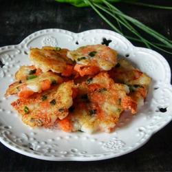 虾肉山药饼的做法[图]