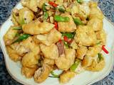 油豆腐炒肉