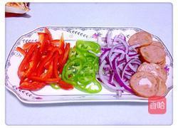 火腿披萨的做法图解2