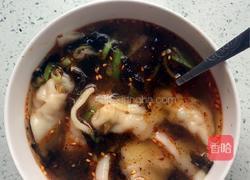 猪肉大葱混沌的做法图解4