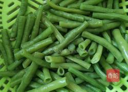 芝麻酱豆角的做法图解4