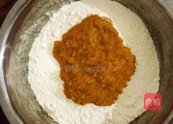 南瓜菊花馒头的做法图解3