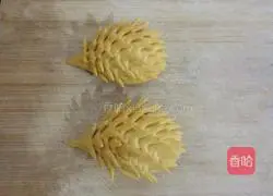 Pumpkin Hedgehog Steamed Buns Recipe Illustration 11