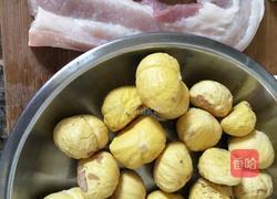 板栗红烧肉的做法图解1
