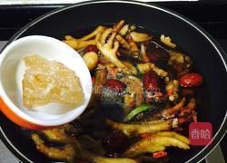 红枣枸杞当归鸡脚的做法图解11