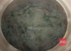 肉丝粥的做法图解4