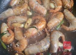 红烧罗氏沼虾的做法图解4