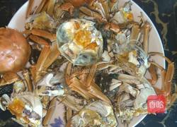 蒜蓉青椒烤毛蟹的做法图解4