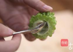 清脆中包裹肉香，试试这道苦瓜酿肉吧的做法图解1