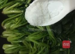 素炒菠菜的做法图解4