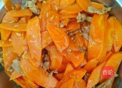胡萝卜炒肉的做法图解7