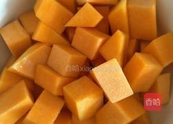 红豆泥馅南瓜饼的做法图解1