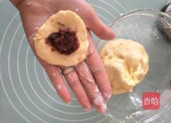 红豆泥馅南瓜饼的做法图解8