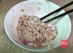 豌豆尖肉丸汤的做法图解3