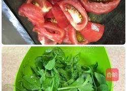 豌豆尖肉丸汤的做法图解4