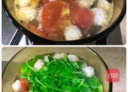 豌豆尖肉丸汤的做法图解9