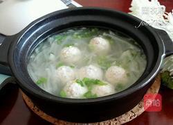 砂锅豆腐丸子萝卜丝汤的做法图解6