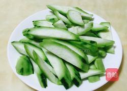 虾仁干冬菜炒丝瓜的做法图解3