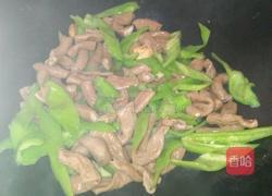 青椒炒卤水苦肠的做法图解4
