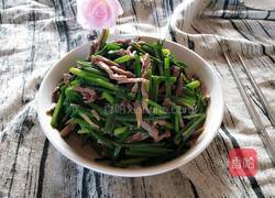 韭菜花炒牛肉的做法图解13