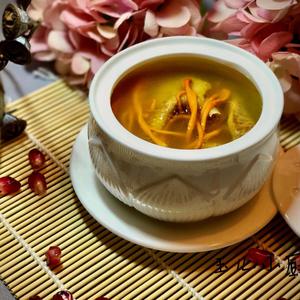 虫草花猪肚土鸡汤