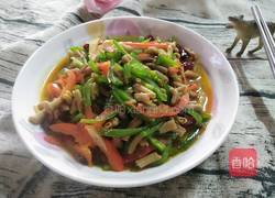 双椒炒鸭肠的做法图解10