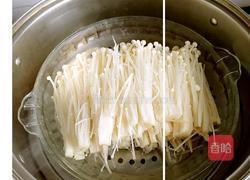 蒜蓉双椒金针菇的做法图解3