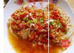 蒜蓉双椒金针菇的做法图解8