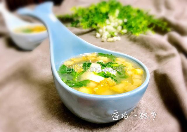 猪油渣豆腐汤