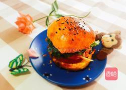 奥尔良鸡腿堡的做法图解9