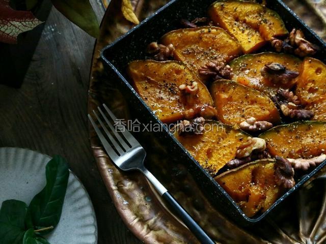 核桃烤南瓜