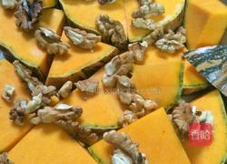 核桃烤南瓜的做法图解4