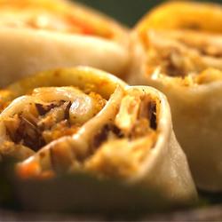 蟹粉小笼包鼻祖，唐代烧尾宴名菜——金银夹花平截的做法[图]