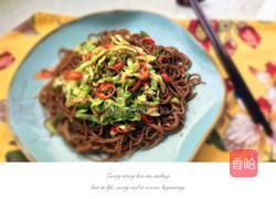 辣炒荞麦面的做法图解4