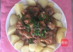 土豆蒸排骨的做法图解4