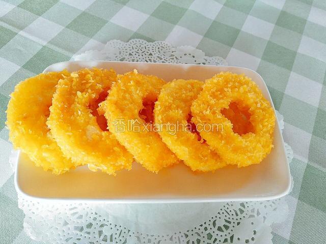 装入盘中，看是不是很好吃呀。