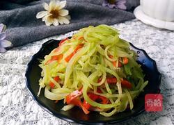 红椒炒佛手瓜丝的做法图解1