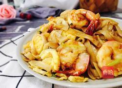 芹香炒河粉的做法图解15